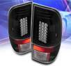 Sonar® LED Tail Lights (Black) - 99-07 F450 F-450 Super Duty