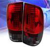 Sonar® LED Tail Lights (Red/Smoke) - 99-07 F550 F-550 Super Duty