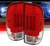 Sonar® LED Tail Lights (Red/Clear) - 08-13 Ford F-250 F250 (Gen 2)