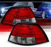 Sonar® LED Tail Lights (Red⁄Clear) - 08-09 Pontiac G8