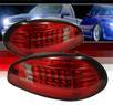 Sonar® LED Tail Lights (Red/Clear) - 97-03 Pontiac Grand Prix