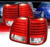 Sonar® LED Tail Lights (Red⁄Clear) - 98-05 Toyota Land Cruiser