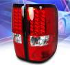 Sonar® LED Tail Lights (Red/Clear) - 04-08 Ford F-150 F150 Fleetside