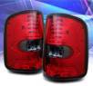 Sonar® LED Tail Lights (Red/Smoke) - 04-08 Ford F-150 F150 Fleetside