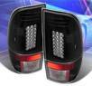 Sonar® LED Tail Lights (Black) - 99-07 Ford F-250 F250 Super Duty