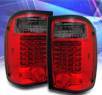 Sonar® LED Tail Lights (Red/Smoke) - 98-00 Ford Ranger