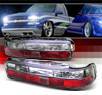 Sonar® Euro Tail Lights (Red⁄Clear) - 90-93 Integra 2dr.