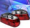 Sonar® Euro Tail Lights (Red⁄Clear) - 95-01 BMW 740iL E38