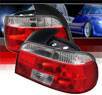 Sonar® Euro Tail Lights (Red/Clear) - 97-00 BMW 528i E39