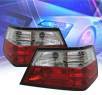 Sonar® Euro Tail Lights (Red⁄Clear) - 86-95 Mercedes-Benz 300D W124