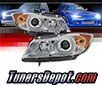 Sonar® Light Bar DRL Projector Headlights (Chrome) - 06-08 BMW 325i 4dr Wagon E91 (w/ AFS HID Only)