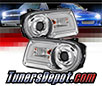 Sonar® Light Bar DRL Projector Headlights (Chrome) - 05-10 Chrysler 300C