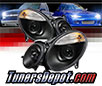 Sonar® Projector Headlights (Black) - 03-06 Mercedes Benz E350 4dr/Wagon W211