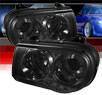 Sonar® LED Halo Projector Headlights (Smoke) - 05-10 Chrysler 300C