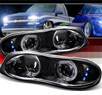 Sonar® Halo Projector Headlights (Black) - 98-02 Chevy Camaro