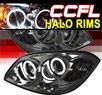 Sonar® LED CCFL Halo Projector Headlights (Smoke) - 05-10 Chevy Cobalt
