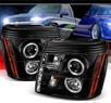 Sonar® LED Halo Projector Headlights (Black) - 02-06 Cadillac Escalade (w⁄o Stock HID)