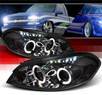 Sonar® LED Halo Projector Headlights (Smoke) - 06-07 Chevy Monte Carlo