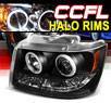 Sonar® CCFL Halo Projector Headlights (Black) - 07-14 Chevy Tahoe