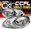 Sonar® CCFL Halo Projector Headlights - 99-00 Honda Civic