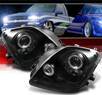 Sonar® Halo Projector Headlights (Black) - 97-01 Honda Prelude