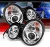 Sonar® Halo Projector Headlights - 96-99 Mercedes-Benz E420 W210 without Stock HID