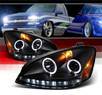 Sonar® DRL LED Halo Projector Headlights (Black) - 02-04 Nissan Altima