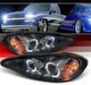 Sonar® Halo Projector Headlights (Smoke) - 99-05 Pontiac Grand Am