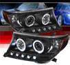 Sonar® LED Halo Projector Headlights (Black) - 08-11 Toyota Land Cruiser