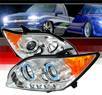 Sonar® Halo Projector Headlights - 05-10 Scion tC w/ Amber Reflector