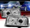 Sonar® Halo Projector Headlights - 93-98 VW Volkswagen Jetta III