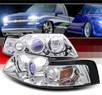 Sonar® Halo Projector Headlights - 99-04 Ford Mustang