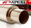 APEXi® N1 Metal Universal Muffler -  Non-Turbo (Black)