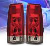 KS® Altezza Tail Lights (Red⁄Clear) - 88-98 Chevy Pickup Full Size