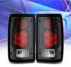 KS® Altezza Tail Lights (Black) - 86-93 Mazda B2200 Pickup