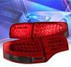 KS® LED Tail Lights (Red⁄Smoke) - 05-08 Audi A4