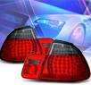KS® LED Tail Lights (Red⁄Smoke) - 99-01 BMW 328Ci E46 2dr. exc. Convertible