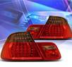 KS® LED Tail Lights (Red⁄Smoke) - 00-01 BMW 323Ci Convertible E46