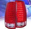 KS® LED Tail Lights (Red⁄Clear) - 07-13 Chevy Suburban (G4)