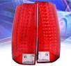 KS® LED Tail Lights (Red⁄Clear) - 07-13 Chevy Tahoe (G5)