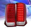 KS® LED Tail Lights (Red⁄Clear) - 02-06 Cadillac Escalade