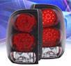 KS® LED Tail Lights (Red⁄Clear) - 02-09 Chevy TrailBlazer