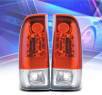 KS® LED Tail Lights (Red/Clear) - 99-06 Ford F-450 F450 Super Duty