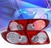 KS® LED Tail Lights (Red/Clear) - 03-05 Mazda 6 4dr