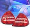 KS® LED Tail Lights (Red/Clear) - 05-07 Mercedes-Benz C230 W203 Sedan