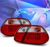 KS® LED Tail Lights (Red/Clear) - 98-02 Mercedes-Benz CLK320 W208