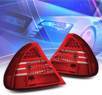 KS® LED Tail Lights (Red⁄Clear) - 99-02 Mitsubishi Mirage