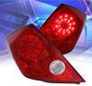 KS® LED Tail Lights (Red⁄Clear) - 07-10 Nissan Altima 2dr