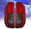 KS® LED Tail Lights (Red⁄Smoke) - 05-08 Nissan Frontier