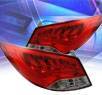 KS® LED Tail Lights (Red⁄Clear) - 2012 Hyundai Accent